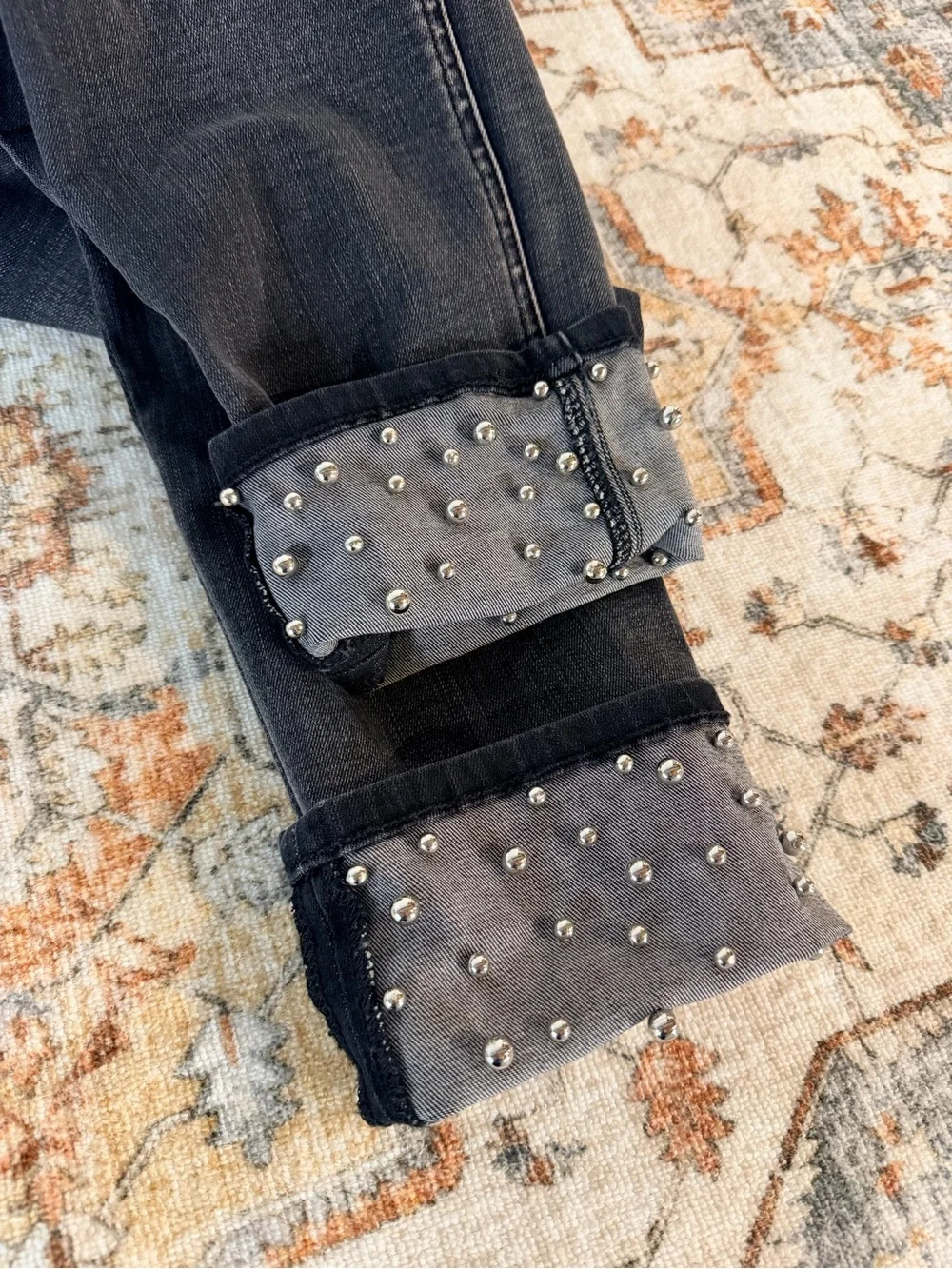 N/A silver beaded